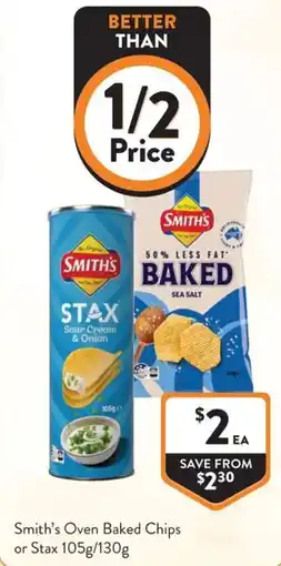 Foodworks Smith's Stax offer