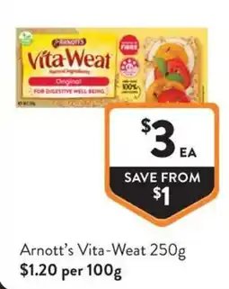 Foodworks Arnott's Vita-Weat offer