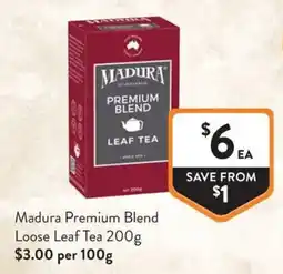 Foodworks Madura Premium Blend Loose Leaf Tea offer