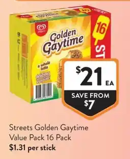 Foodworks Streets Golden Gaytime offer