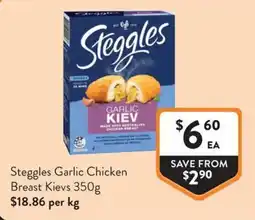 Foodworks Steggles Garlic Chicken Breast Kievs offer