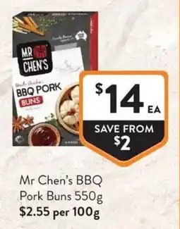 Foodworks Mr Chen's BBQ Pork Buns offer
