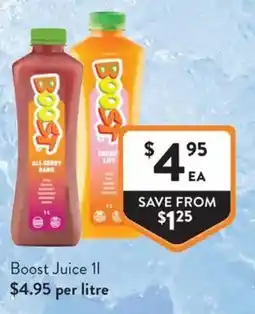 Foodworks Boost Juice offer