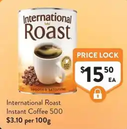 Foodworks International Roast Instant Coffee offer
