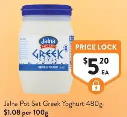 Foodworks Jalna Pot Set Greek Yoghurt offer
