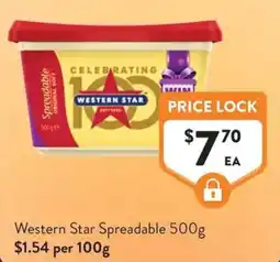 Foodworks Western Star Spreadable offer