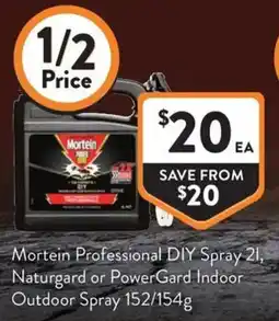 Foodworks Mortein Professional DIY Spray offer