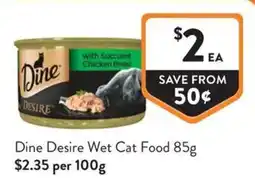 Foodworks Dine Desire Wet Cat Food offer