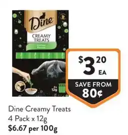 Foodworks Dine Creamy Treats offer