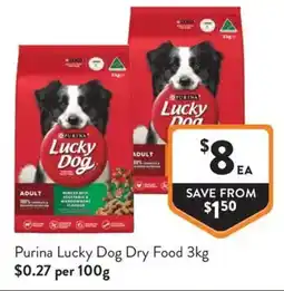 Foodworks Purina Lucky Dog Dry Food offer