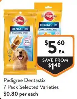 Foodworks Pedigree Dentastix offer