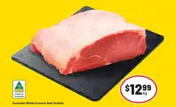 IGA Australian Whole Economy Beef Striploin offer