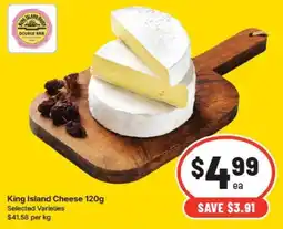 IGA King Island Cheese Double Brie offer