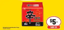 IGA Nongshim Instant Noodle 5 Pack offer
