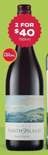 Thirsty Camel Ninth Island Pinot Noir offer
