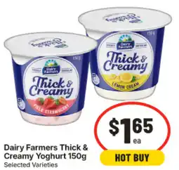 IGA Dairy Farmers Thick & Creamy Yoghurt offer