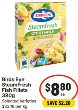 IGA Birds Eye SteamFresh Fish Fillets offer