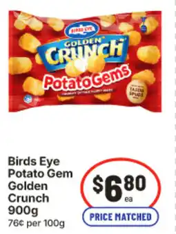 IGA Birds Eye Potato Gem Golden Crunch offer