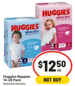 IGA Huggies Nappies Selected Varieties offer