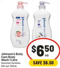 IGA Johnson's Body Care Body Wash offer