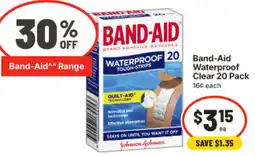 IGA Band-Aid Waterproof Clear offer
