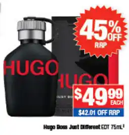 Direct Chemist Outlet Hugo Boss Just Different EDT offer