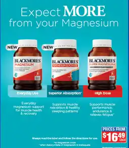 Direct Chemist Outlet Blackmores Magnesium offer