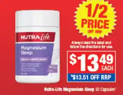 Direct Chemist Outlet Nutra-Life Magnesium Sleep offer