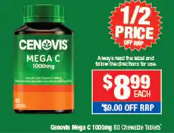 Direct Chemist Outlet Cenovis Mega C 1000mg offer