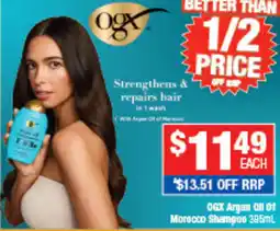 Direct Chemist Outlet OGX Argan Oil of Morocco Shampoo offer