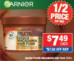 Direct Chemist Outlet Garnier Fructis Macadamia Hair Food offer
