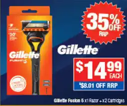 Direct Chemist Outlet Gillette Fusion offer