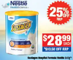 Direct Chemist Outlet Sustagen Hospital Formula Vanilla offer