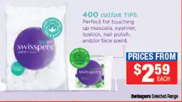 Direct Chemist Outlet Swisspers cotton TIPS offer