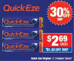 Direct Chemist Outlet Quick-Eze Original offer