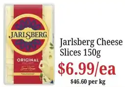Farmer Jack's Jarlsberg Cheese Slices offer