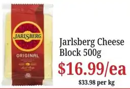 Farmer Jack's Jarlsberg Cheese Block offer