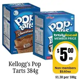 Farmer Jack's Kellogg's Pop Tarts offer