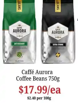 Farmer Jack's Caffé Aurora Coffee Beans offer