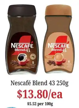 Farmer Jack's Nescafé Blend 43 offer