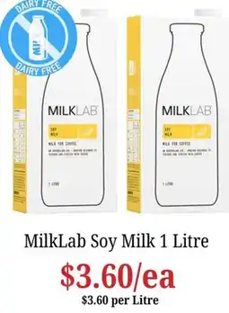 Farmer Jack's MilkLab Soy Milk offer