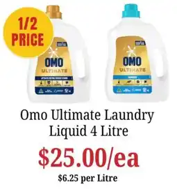 Farmer Jack's Omo Ultimate Laundry Liquid offer