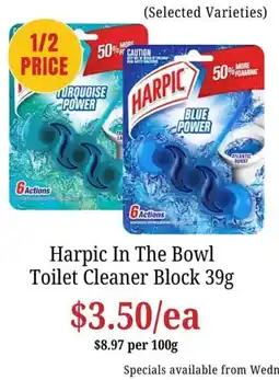 Farmer Jack's Harpic In The Bowl Toilet Cleaner Block offer