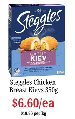 Farmer Jack's Steggles Chicken Breast Kievs offer