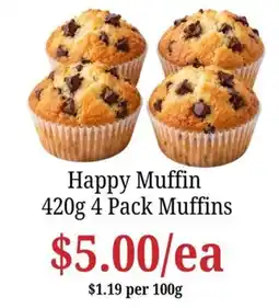 Farmer Jack's Happy Muffin Muffins offer