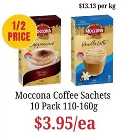 Farmer Jack's Moccona Coffee Sachets offer