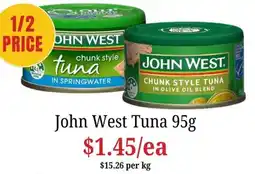 Farmer Jack's John West Tuna offer