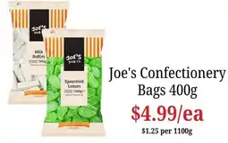 Farmer Jack's Joe's Confectionery Bags offer