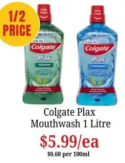 Farmer Jack's Colgate Plax Mouthwash offer