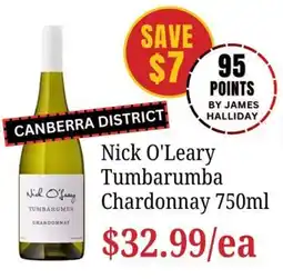 Farmer Jack's Nick O'Leary Tumbarumba Chardonnay offer